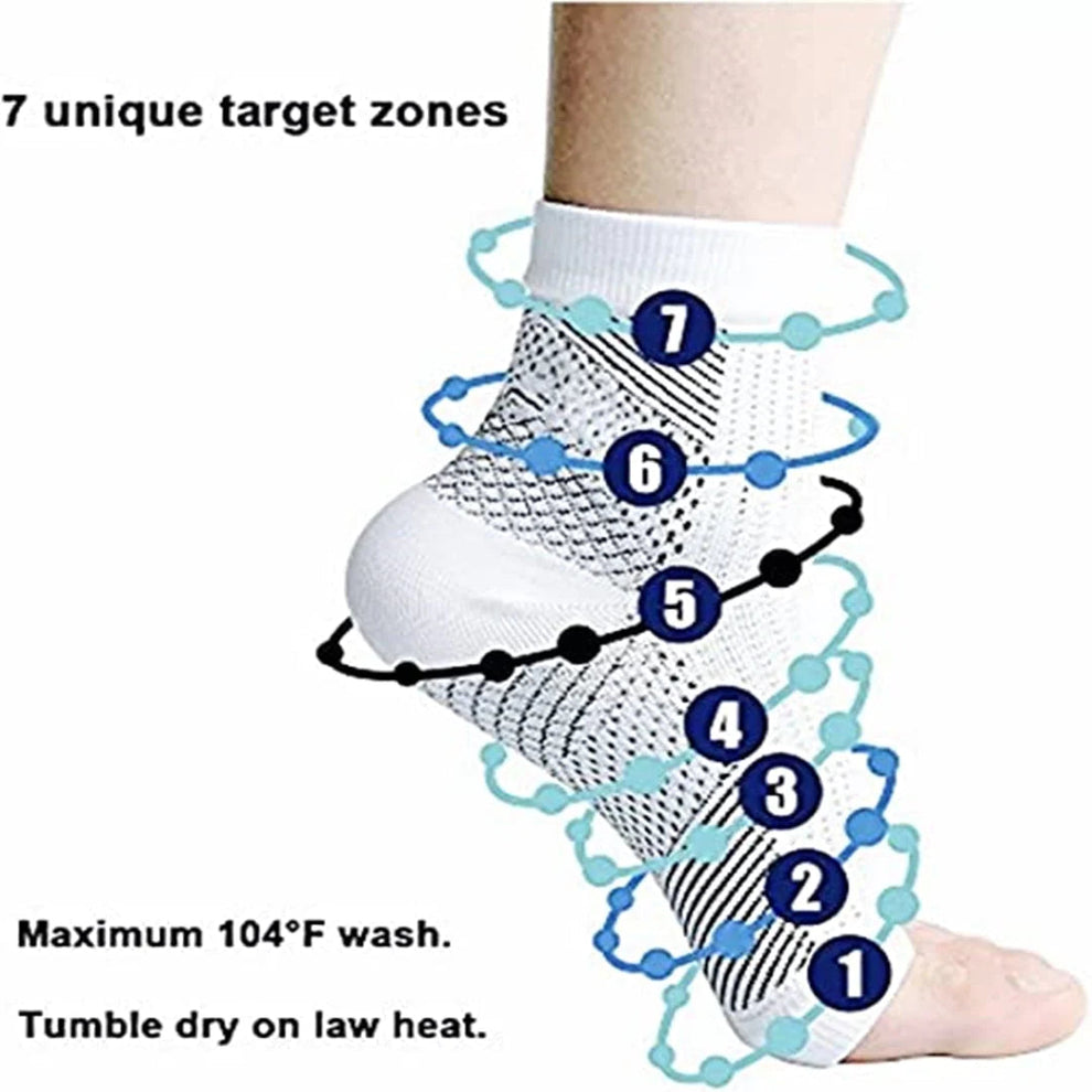 Neuro Compression Swelling/Pain Healing Socks ( Pack Of 2 )